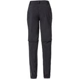 VAUDE Yaras ZO Pants - Fietsbroek - Zwart - Stretchmateriaal - Met Binnenbroek