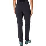 VAUDE Yaras ZO Pants - Fietsbroek - Zwart - Stretchmateriaal - Met Binnenbroek