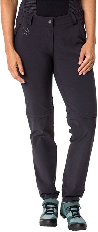 VAUDE Yaras ZO Pants - Fietsbroek - Zwart - Stretchmateriaal - Met Binnenbroek
