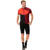Vaude Posta FZ Tricot fietsshirt korte mouwen rood heren