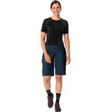 VAUDE Women's Ledro Shorts - Donkerblauw - Elastisch - Ademend - Sneldrogend