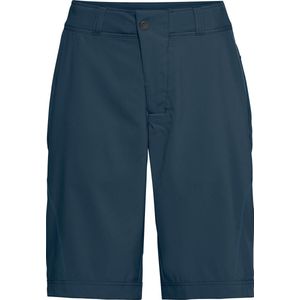 VAUDE Women's Ledro Shorts - Donkerblauw - Elastisch - Ademend - Sneldrogend