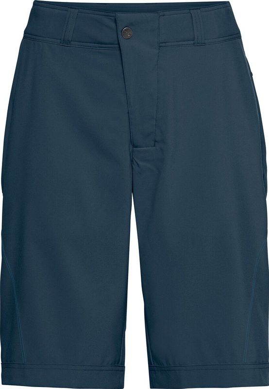 VAUDE Women's Ledro Shorts - Donkerblauw - Elastisch - Ademend - Sneldrogend