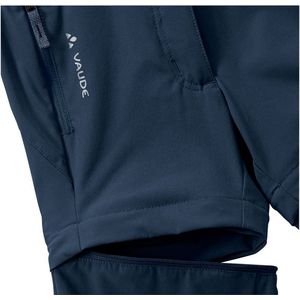 Vaude Zip Off Slim Fit Broek Blauw - cm Jongen