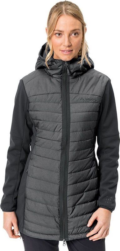Skomer - Hybrid Parka - Dames - Groen - Softshell - PrimaLoft Vulling