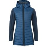 Skomer - Hybrid Parka - Dames - Groen - Materiaalcombinatie
