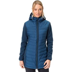 Skomer - Hybrid Parka - Dames - Groen - Materiaalcombinatie
