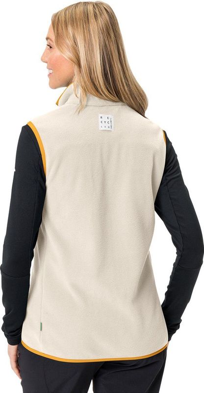 Vaude Rosemoor Fleece Vest - Fleecevest - Dames Ecru