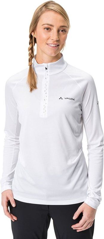 Vaude Larice Lighii T shirt Met Lange Mouwen Wit 38 Vrouw