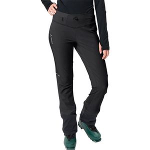 Vaude - Softshellbroek - Dames - Zwart - Ademend - Waterafstotend
