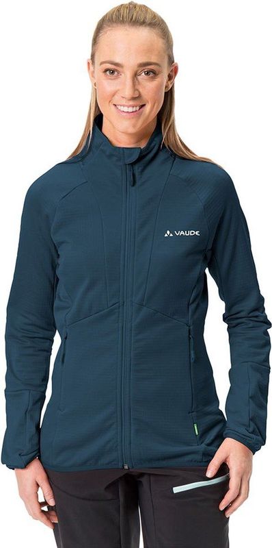 Vaude - Monviso II - Fleecejack - Zwart - Stretch, Ademend, Gerecycled Materiaal