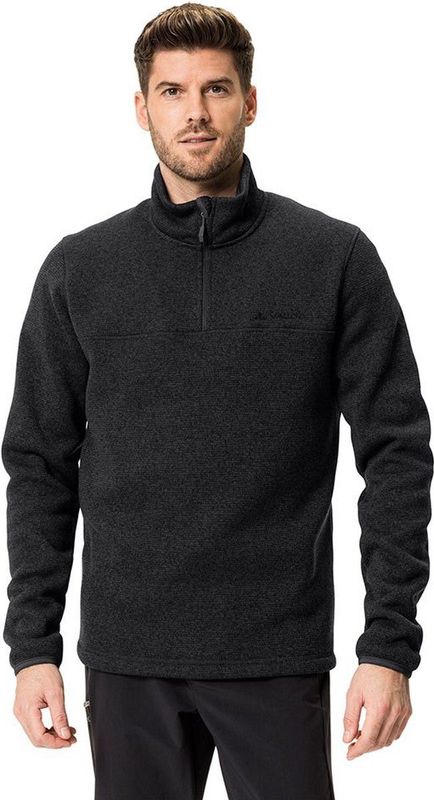 VAUDE - Rienza III - Heren Pullover T-Shirt - Zwart - Katoen