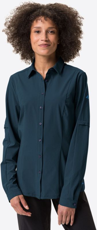 Vaude Womens Farley Stretch Shirt Blouse (Dames |blauw)