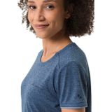 VAUDE Damen-T-Shirt ""Essential"" mit Rundhalsausschnitt, dark sea uni, Gr. 42