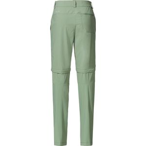 Vaude Farley Stretch Zip Off Ii Broek Groen 38 / Regular Vrouw