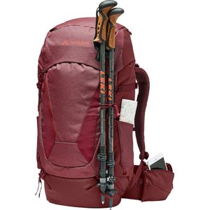 VAUDE - Women's Asymmetric 48+8 - Dark cherry - Rugzak > 50 liter - Greenshape