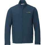 VAUDE - Hurricane Jacket Iv - Dark Sea/Yellow - Softshelljas - Klassiek