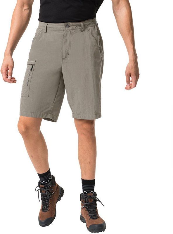 Vaude - Farley V - Korte Broek - Grijs - 100% Polyamide - Sneldrogend met UV-bescherming