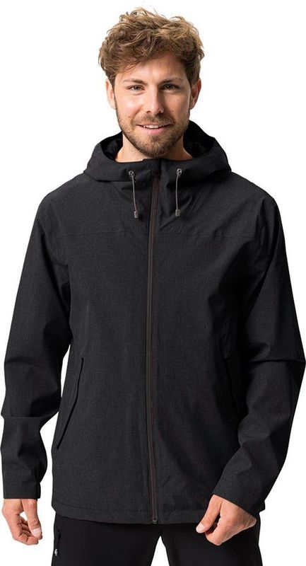 Vaude - Mineo - Jas - Zwart - Waterdicht, Lichtgewicht, Gerecycled Materiaal