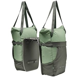 VAUDE / TwinShopper / Fietstas / Enkele fietstas / Unisex / willow green / Waterdicht / >90% Recycled materiaal