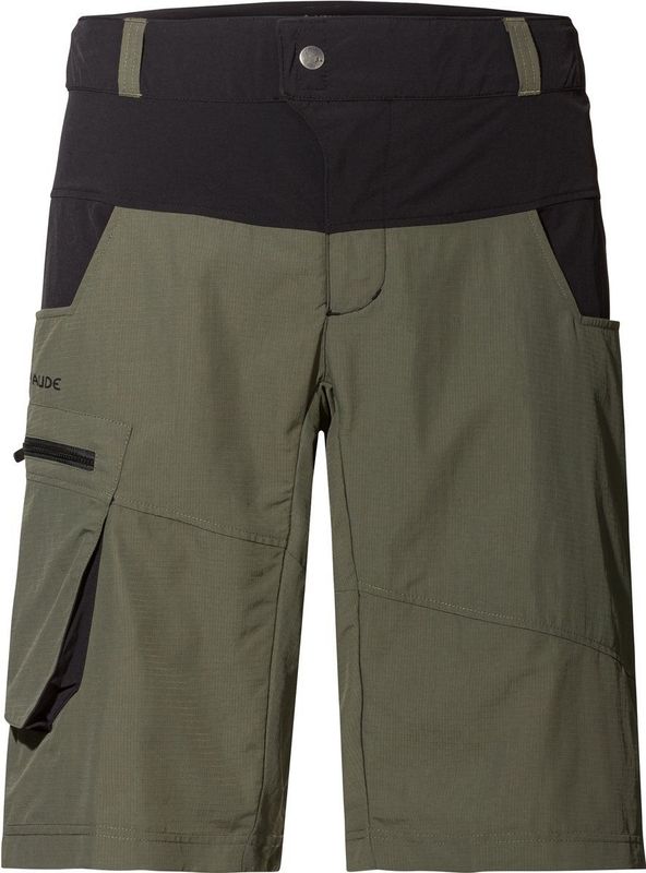 VAUDE - Qimsa - Shorts - Zwart - Stretchinzetstukken, 1 Zijvak met Ritssluiting