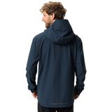 Vaude - Yaras Rain Jacket II - Fietsjack - Blauw - Waterdicht - Winddicht - Capuchon
