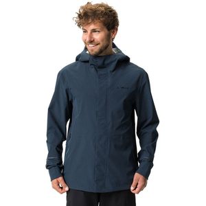 Vaude - Yaras Rain Jacket II - Fietsjack - Blauw - Waterdicht - Winddicht - Capuchon