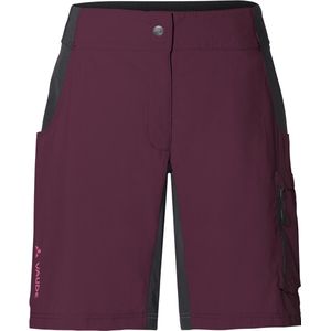 VAUDE - Women's Qimsa Shorty - Fietsshorts - Zwart - Stretchmateriaal - 1 Zijvak