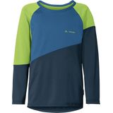 Vaude Bike Moab T-shirt Met Lange Mouwen Blauw 110-116 cm Jongen