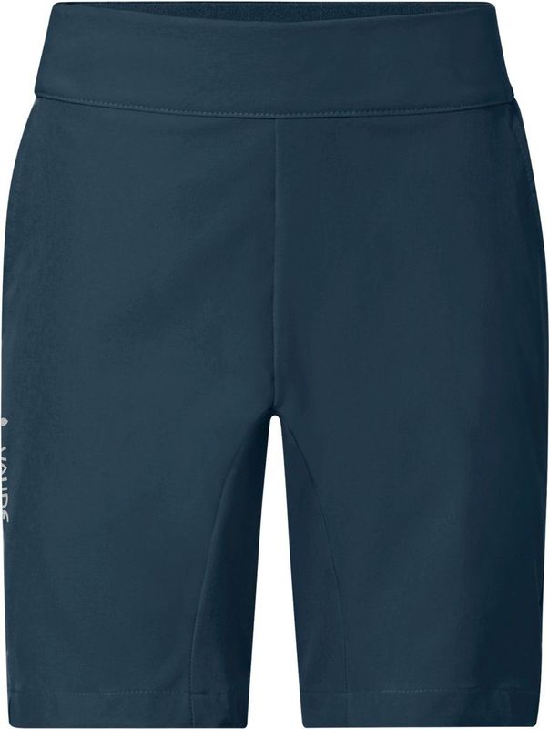 VAUDE - Kids Qimsa Stretch - Fietsbroek - Zwart - Gerecycled Polyester