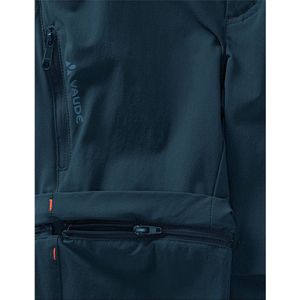 Vaude - Kid's Detective Stretch Zip Off Pants II - Afritsbroek - Blauw - 89% Polyamide, 11% Elastaan