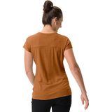 Vaude Tekoa Wool T-shirt Met Korte Mouwen Bruin Vrouw