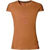 Vaude Tekoa Wool T-shirt Met Korte Mouwen Bruin Vrouw