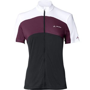 VAUDE Matera Fz Tricot T-shirt - Dames - Zwart - Polyester - 3 Achterzakken