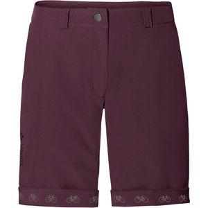 VAUDE - Women's Cyclist Shorts - Zwart - Elastaan - Reflecterende Elementen