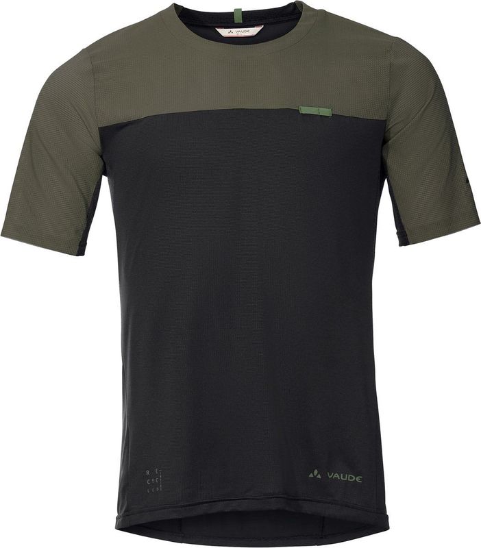 Vaude Bike Kuro Ii T-shirt Met Korte Mouwen Groen Zwart M Man