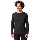 Vaude Essential Lange Mouwenshirt Zwart S Man