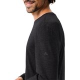 Vaude Essential Lange Mouwenshirt Zwart S Man