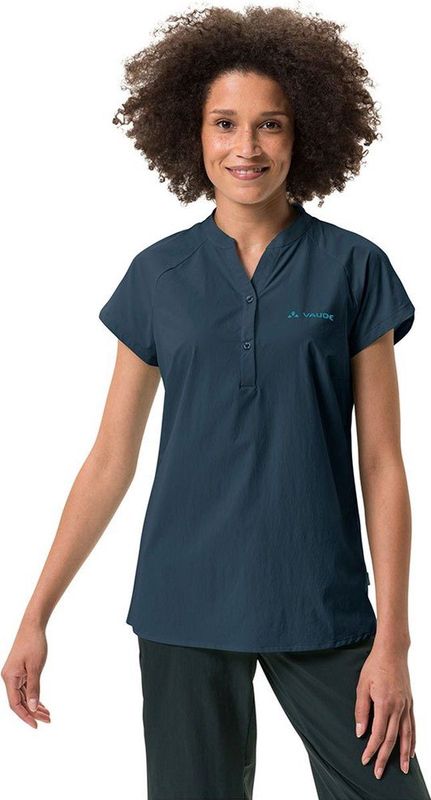 Vaude Bike Yaras Ii T-shirt Met Korte Mouwen Blauw Vrouw