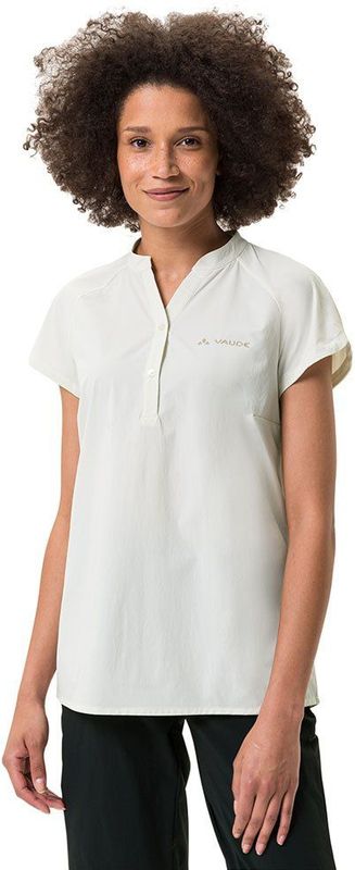 Vaude - Yaras SL Shirt II - Fietsshirt - Wit - Stretch, 86% Polyamide, 14% Elastaan