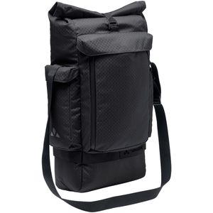 Larkson No 6 Bike Fietstas, voor bagagedrager, uniseks, 2-in-1, rugzak en bagagedragertas, waterafstotend, blauw