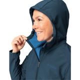 Vaude - Moena - Softshell Parka - Dames - Windproof 100 - Gerecycled Polyester