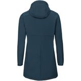 Vaude - Moena Softshell Parka - Blauw - 100% Gerecycled Polyester