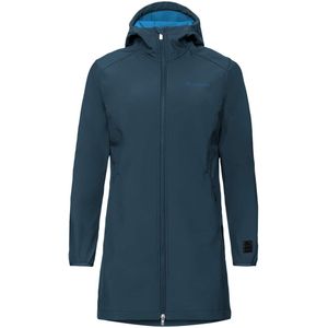 VAUDE - Moena - Softshell Parka - Groen - 100% Gerecycled Polyester