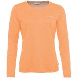 Vaude Essential Lange Mouwenshirt Oranje Vrouw