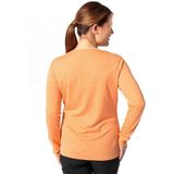 Vaude Essential Lange Mouwenshirt Oranje Vrouw