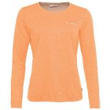 Vaude Essential Lange Mouwenshirt Oranje Vrouw