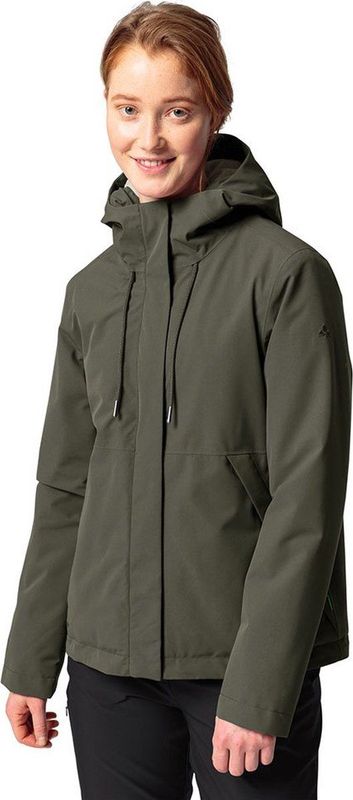 Vaude - Coreway - Damesjas - Groen - Wind- en Waterdicht, Ademend, Gerecycled Materiaal