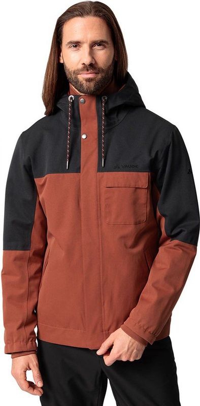 Vaude Manukau Ii Regenjack Met Volledige Rits Bruin Man