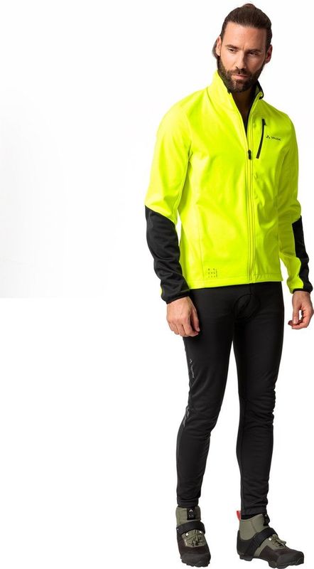 VAUDE - Me Matera Softshell Jacket II - Jas - Neon Yellow - Voor Vrije Tijd en Sport